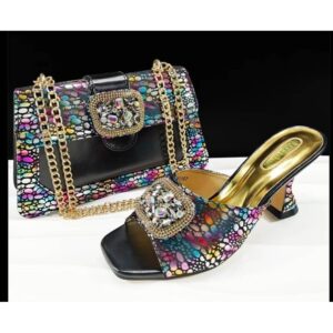 Bella Flora Matching Bag & Shoe Set