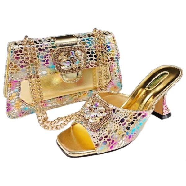 Pearl Grace Matching Bag & Shoe Set