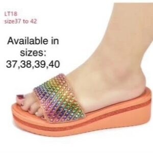 Coral Rainbow Crystal Platform Slide